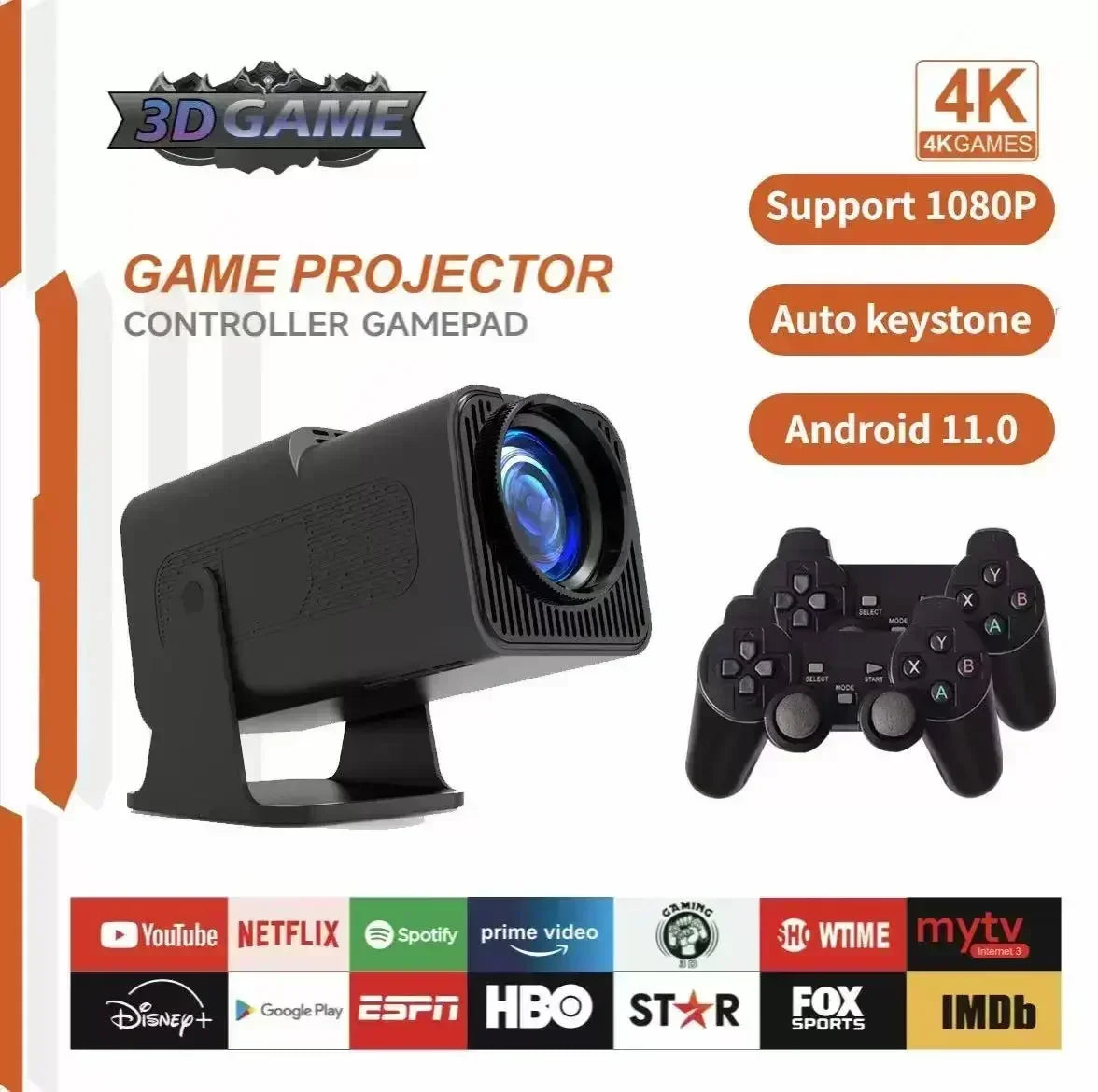 El proyector HY320MAX de alta calidad con resolución 400 ANSI.