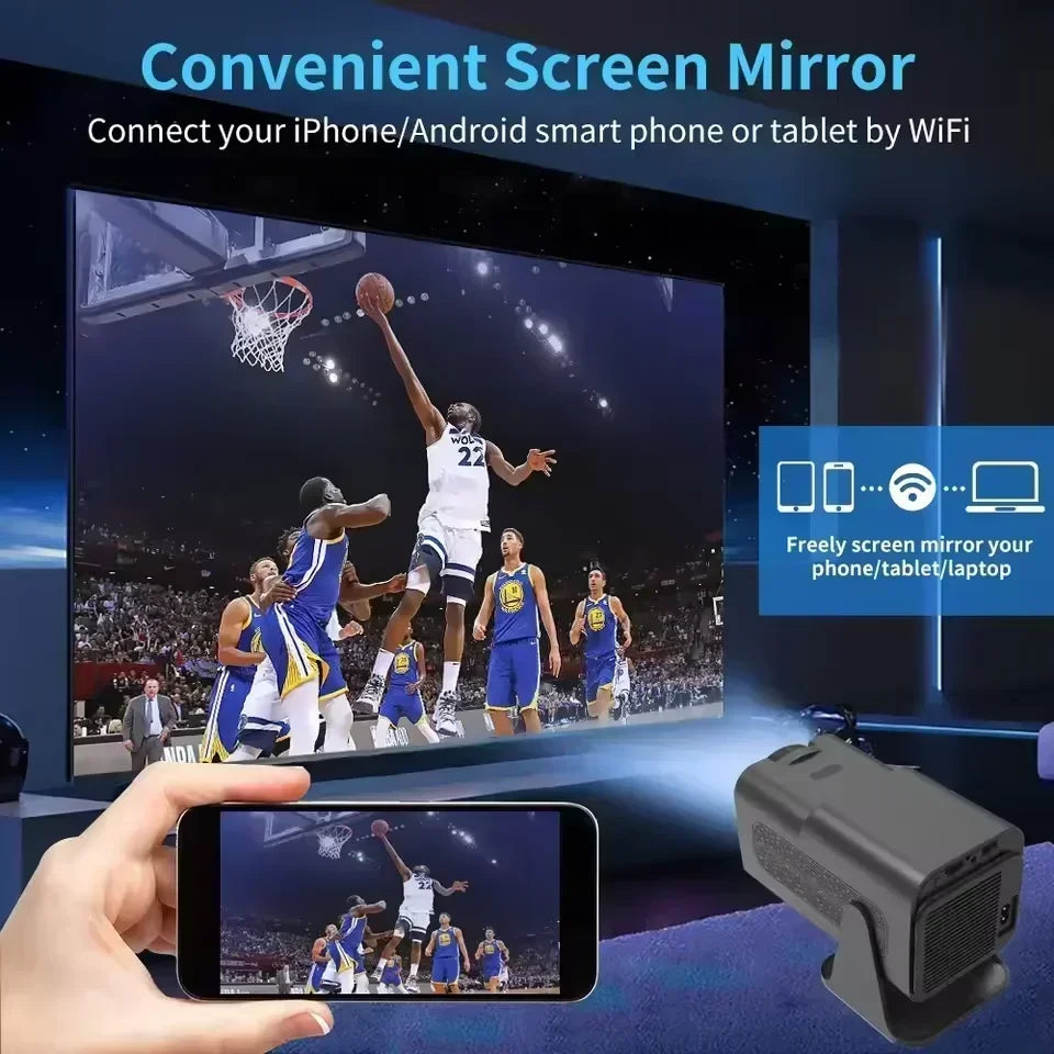 El proyector HY320MAX de alta calidad con resolución 400 ANSI.