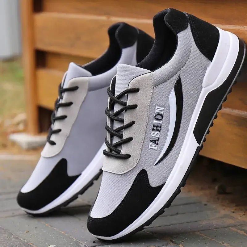 Zapatillas deportivas retro para correr.