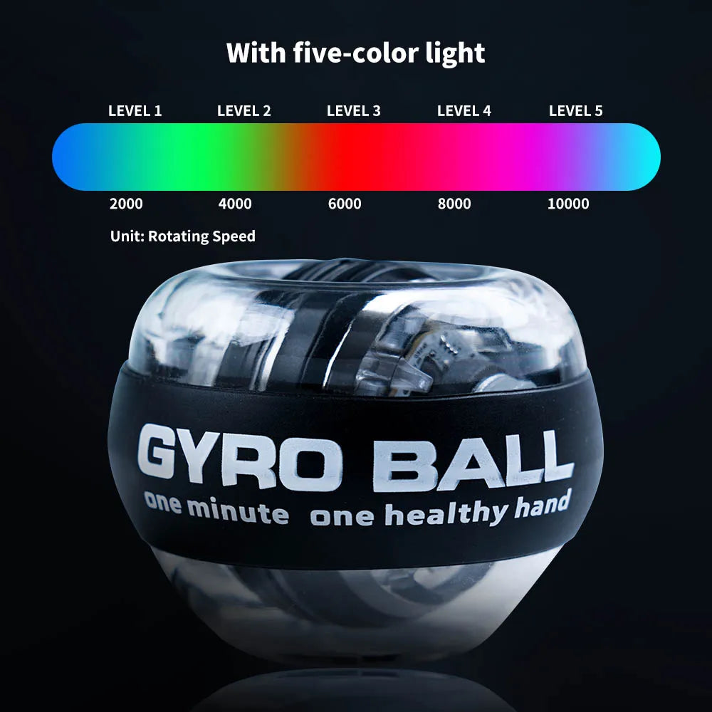 Pelota de entrenamiento de potencia con LED para muñeca.